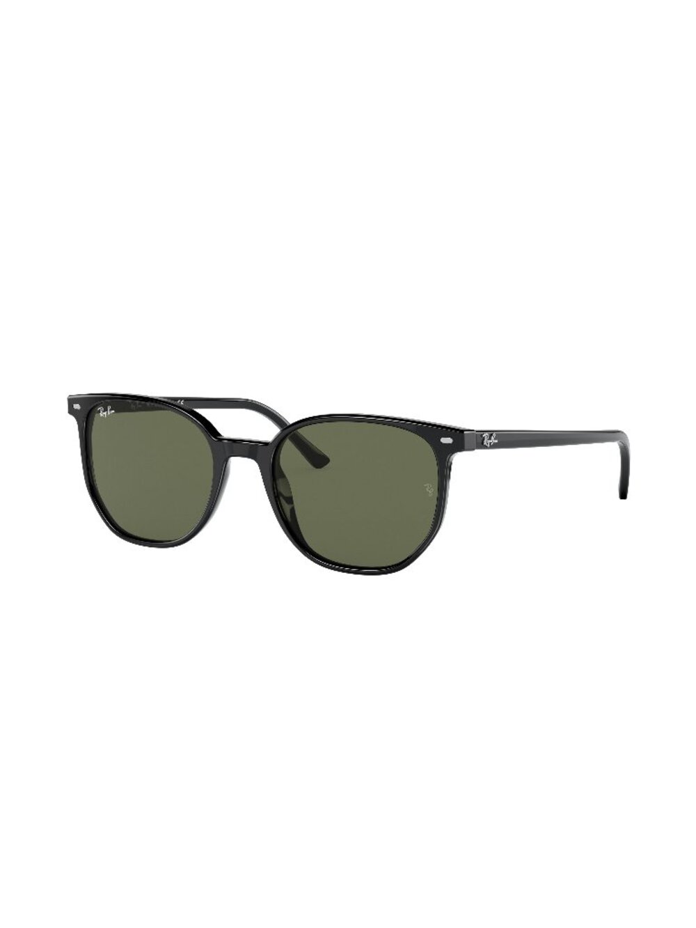 New Ray-Ban Unisex Sunglasses Black Square Green Lens Injected Frame Ray Ban 901